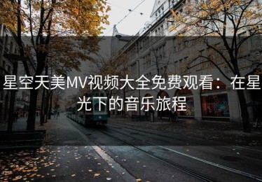 星空天美MV视频大全免费观看：在星光下的音乐旅程