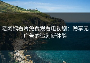 老阿姨看片免费观看电视剧：畅享无广告的追剧新体验