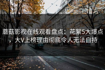 蘑菇影视在线观看盘点：花絮5大爆点，大V上榜理由彻底令人无法自持
